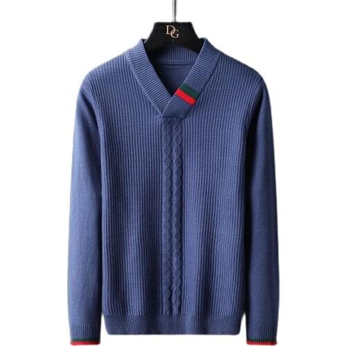 Manpullovers，Sweater Male，New For Fall, Casual Cardigan, V-Neck, Long Sleeve, Solid Color, Four Colors, M-3XL, Warm Base, 17-1