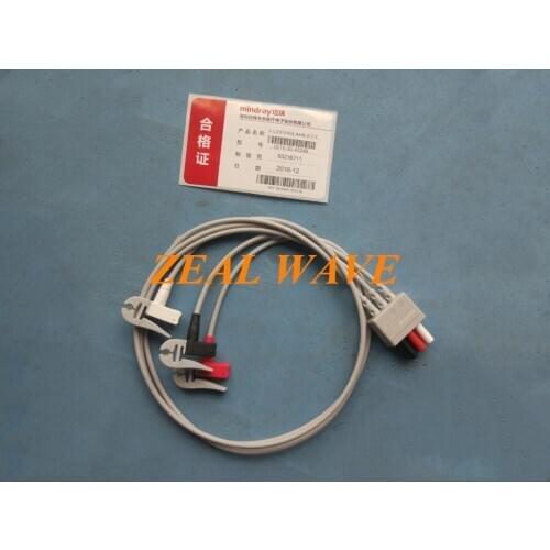 Original Mindray Pediatric 3 Lead EL6307A Mindray 3 Lead Wire Clip Type
