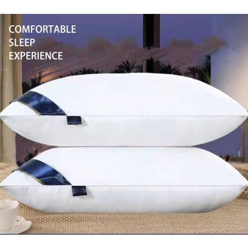 Polyster Excellent Classic Home Sleep Pillow Easy to Wash Pillow Inner Smooth Surface for Home