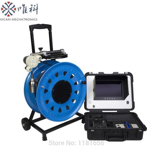 New HD 720P underwater video inspection camera with 150m cable and depth counter function