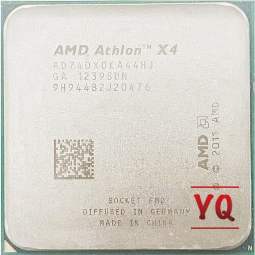 AMD Athlon X4 740 3.2G 65W Quad-Core CPU Processor AD740XOKA44HJ Socket FM2