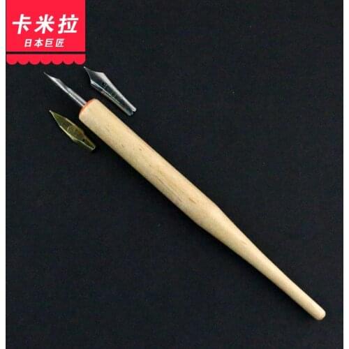 Japan GREAT MASTERS Dip Pen Comics Ink Drawings Fountain Pen Plastic 1 Pen 3 Nib Set