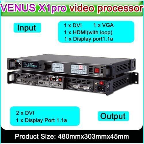 RGBlink VENUS X1PRO Simply professional 4K scaling and switching led video processor hd display