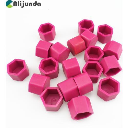 20x Universal 19mm Silicone Hexagon Wheel Nut Bolt Cover for Ford Focus Fusion Escort Kuga Ecosport Fiesta Falcon EDGE/Explorer