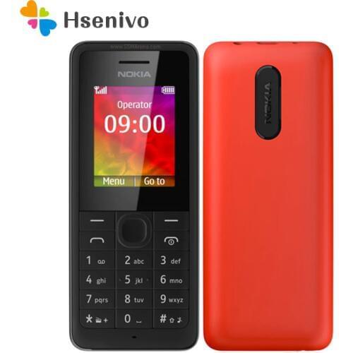 106 Original Nokia 106 FM Radio One SIM Cards Good Quality Unlocked Mobile Phone refurbished