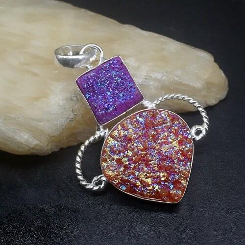 Gemstonefactory Jewelry Big Promotion 925 Silver Rare Stylish Origin Titanium Women Ladies Gifts Necklace Pendant 1050