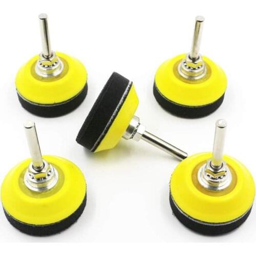 2 Inch (50mm) Or 3 Inch (75mm) Hook Loop Sanding Pad for Sanding Discs with Shank Attachment and Foam Layer Buffing Pad-10Pack