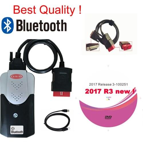 2021 Hot Sale New Vci vd 2017.R3 Keygen VD TCS Diagnostic Tool for delphis OBD2 CAR/TURCK Scanner with bluetooth