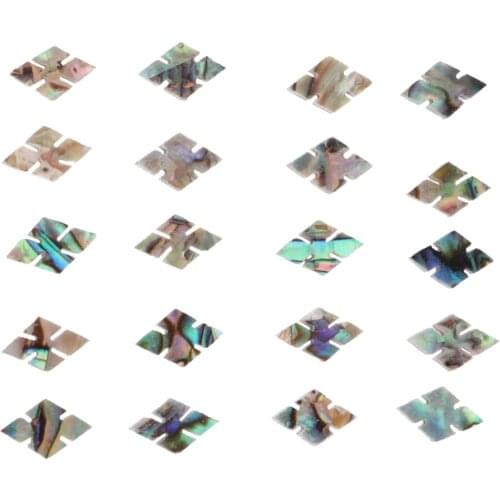 20x Electric Guitar Bass Parts Fret Fingerboard Dot Markers 9.5 x 1.5 x 6mm