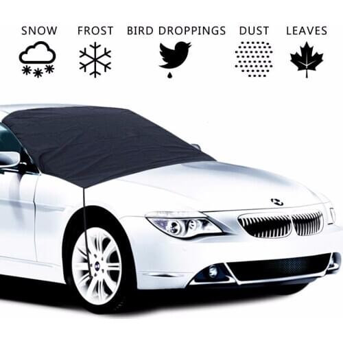 215*125CM Car Front Windshield Side Rearview Mirror Cover Sun Snow Frost Ice Protector Cover car accessries