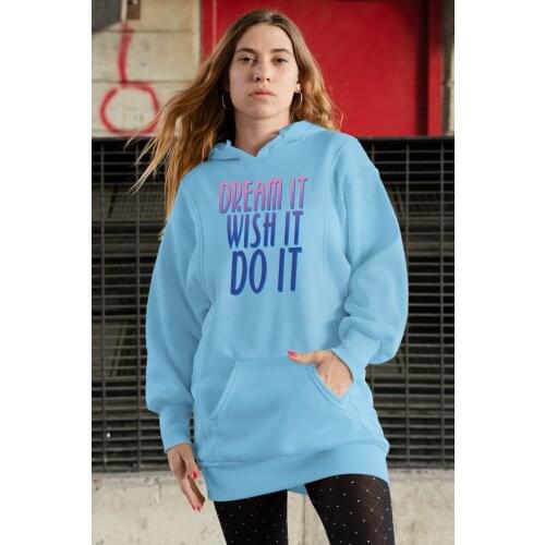 Angemiel Wear Dream It Wish It Do It 'S Blue Dress Sweatshirt Tunik