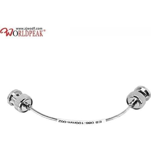 Free shipping 2pcs 1m BNC male to BNC male connector with 086 semi-flexible cable assembly Extension Cable