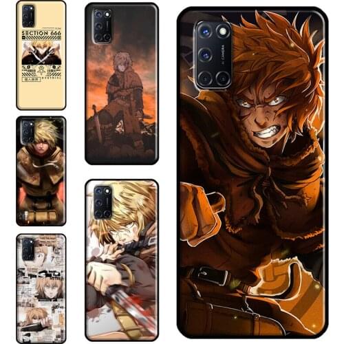 Thorfinn Vinland saga anime Case For OPPO Find X3 Pro F5 A1K A3S A5S A15 A52 A72 A83 A91 A93 A5 A9 A31 A53 2020 Cover