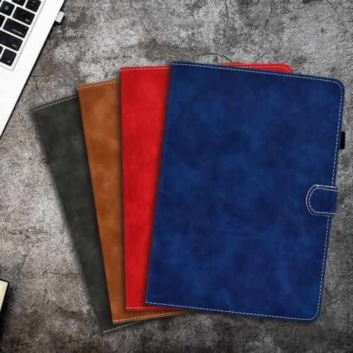 Case For Samsung Galaxy Tab S6 Lite Case 10.4" Smart PU Leather Stand Cover Retro Funda For Galaxy Tab S6 Lite SM P610 P615 Case