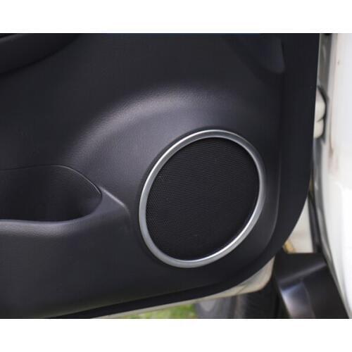 4pcs For Nissan X-Trail 2014-2016 horn Decorative ring Sound frame decorate
