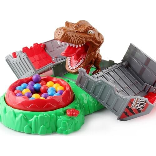 Kids Practical Jokes Games Cautious Dinosaur Desktop Toy Parent Child Interactive Game Dinosaur Mouth Biting Finger Novelty Toys