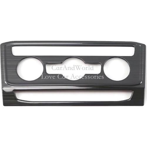 For Volkswagen Teramont Atlas 2017-2019 Console Switch Knob Cover Air Condition Adjust Button Trims Stainless Car Accessories