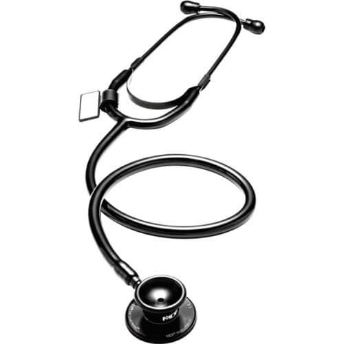 Classic Black Professional Adult Child Infant Pediatric Neonate Medical Cardiology Light Weight Dual Neonatal Cute Stethoscope
