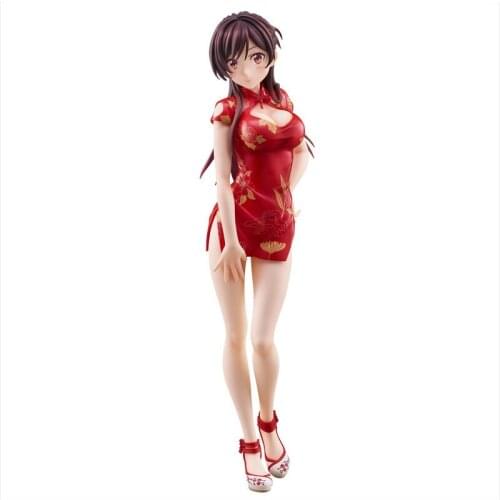 Pre Sale 24Cm Mizuhara Chizuru Anime Figure Cheongsam Ver Action Toy Figures Mizuhara Chizuru Anime Figurine Models Toy Gift New