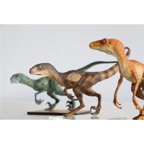 DINO DREAM 1:15 Scale Velociraptor Raptor Figure Dromaeosauridae Dinosaur Model Collector Animal Adult Toy Gift