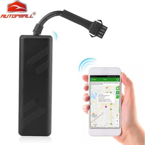 Motorcycle GPS Tracker Car Locator GPS Cut Off Oil Power Tracking Device Real-time Tracking Overspeed Alarm Mini GPS Free APP