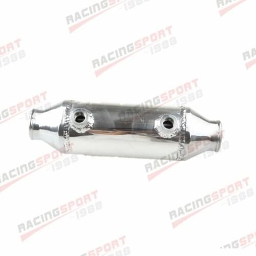 Water To Air Intercooler 2.25" Air Inlet / Outlet 4" OD x 8" Length Barrel Style