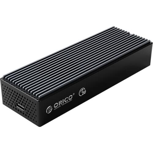 ORICO M2PVC3-G20 20Gbps USB3.2 GEN2x2 M.2 NVMe SSD Enclosure with Cooling Fan Type-C Hard Drive Adapter Mobile Case Box Dropship