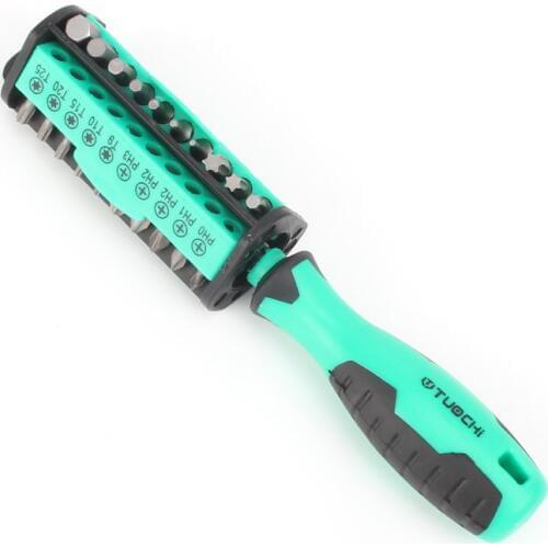 30pcs/set Screwdriver Bits Torx/Phillips/Slotted/Hex Screw Driver Set with Non-slip Handle CR-V Bolt Driver Screw-driving Tools