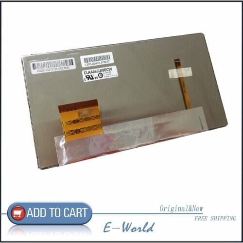 Original 6.9inch LCD screen CLAA069LA0DCW for tablet pc free shipping
