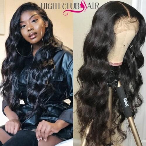 Night Club Long Body Wave Lace Front Wigs Closure Human Hair Wig 13x4 Lace Front Wigs With Baby Hair