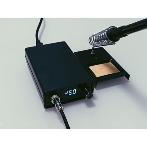 T12 Soldering Station Electric Soldering Iron Portable Thermostat with Automatic Dormancy High Power Maintenance Welding