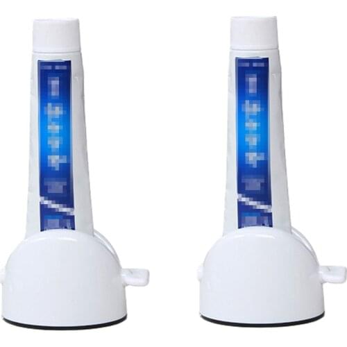Rolling Tube Toothpaste Squeezer Toothpaste Seat Holder Stand Rotate Toothpaste Tube Rollers, Face Wash Tubes Standing Holder