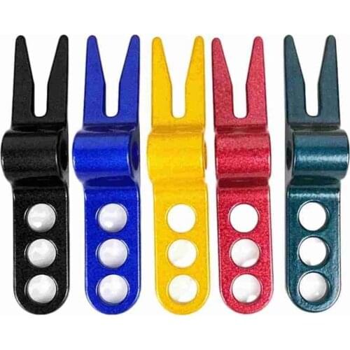 Portable Training Aids Aluminum Alloy Outdoor Green Fork Golf Pitch Pitch Relief Golf Divot Tool Golf Pitch Accessories