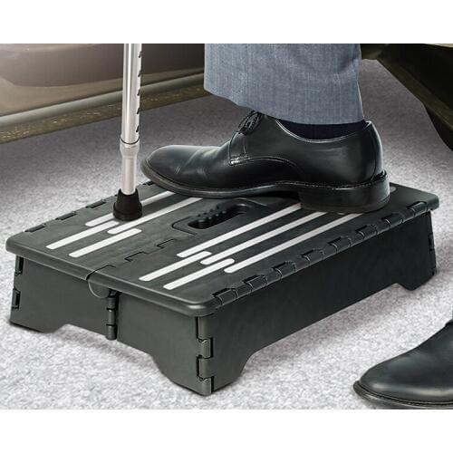 Portable Folding Half Step Stool Ladder For Elderly Pregnant Bathroom Outdoor Ladder Stool Toilet Elderly Constipation Assistant