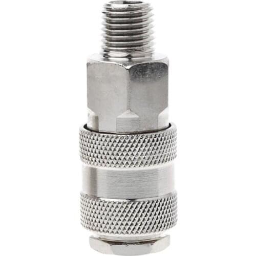 1 Pc Euro Air Line Hose Connector Fitting Female Quick Release 1/4 Inch BSP Male