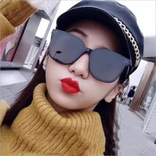 Unisex cool Sunglasses Hip hop Sunglasses Retro Square cat eye 3 point Sunglasses for women men