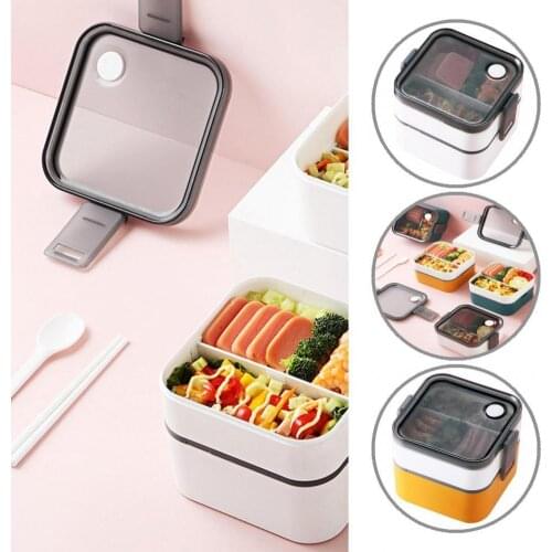 Large Capacity Tableware Microwave Heating Lunch Container for Home