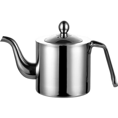 Thick stainless steel teapot with long mouth European style large capacity 1500ML