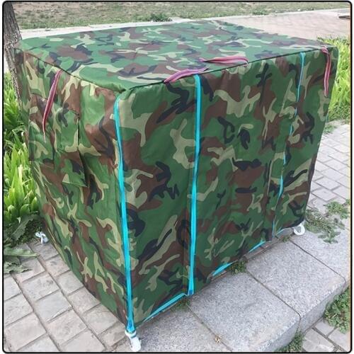 PAWZRoad Pet Dog Cage Cover Waterproof Non-slip Solid Cat Dog Kennel Cover Collapsible Washable Out Travel Training Dog Products