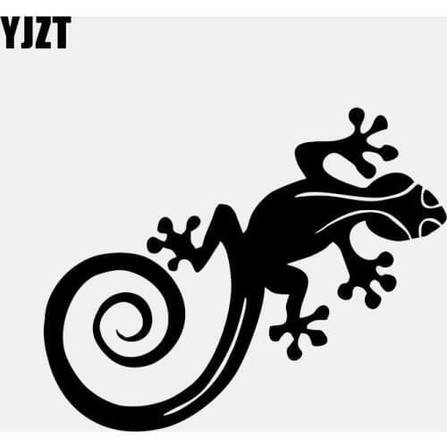 YJZT 11.7*9.4CM Komodo Dragon Reptile Lizard Decor Car Stickers Vinyl C12-1174