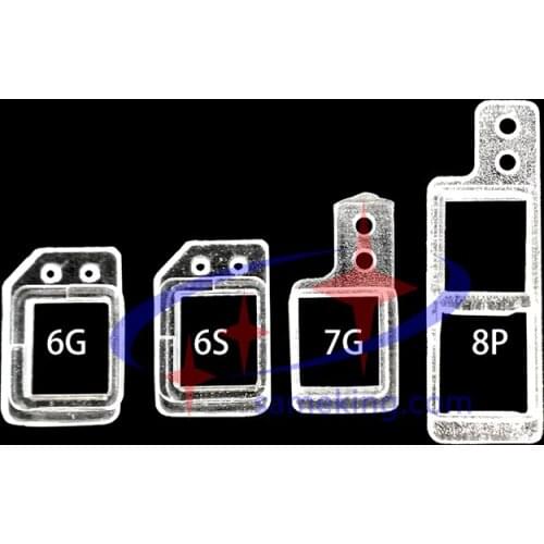 Cellphone repair parts front camera plastic frame for front replacement glass camera sensor holder for iphone 7/7plus