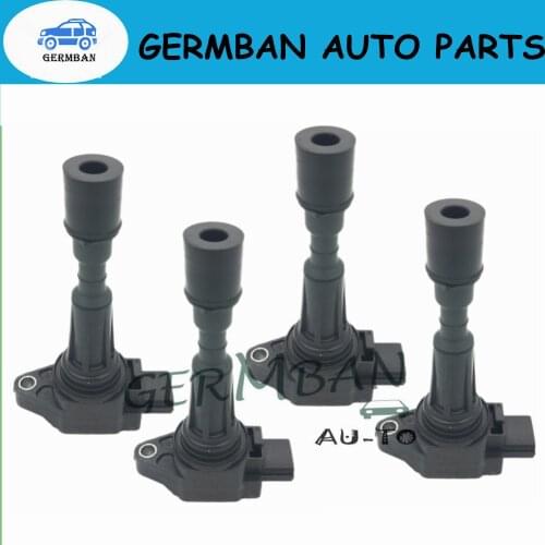Newly & Fast Shipping!Set of 4 Ignition Coil ZJ20-18-100 ZJ2018100 J2018100A For 2011-2015 Mazda 2 1.5L-L4 Mazda 3 1.4L 1.6L