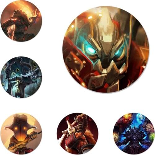 58mm Shadow Fiend Dota 2 logo Icons Pins Badge Decoration Brooches Metal Badges For Backpack Decoration