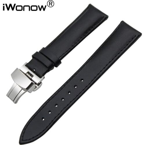 20mm Genuine Leather Watchband for Gear S2 Classic R732 / R735 Moto 360 2 42mm Men Pebble Time Round 20mm Watch Band Wrist Strap