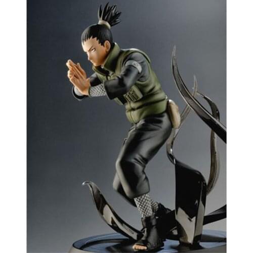 Anime Nara Shikamaru Boxed Figure Furnishing Articles Model 14cm PVC Toy