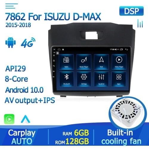 6G 128G Octa Core Android 10.0 Car Multimedia Player Stereo Carplay for Chevrolet Trailblazer Colorado S10 Isuzu D-max Head Unit