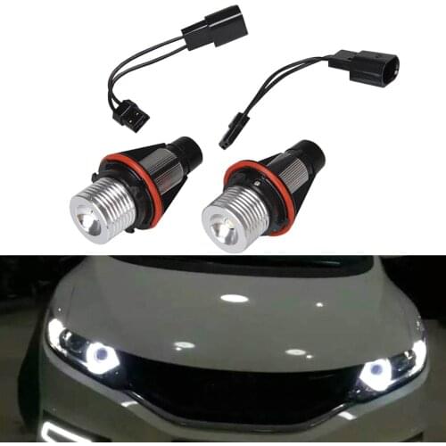 Bmw X5 X3 E39 E60 E63 E61 525i 530i M5 M6 Car Headlamp 6000k 720lm Angel Eyes Halo Is Commonly Used Bmw 5w Led Ring Marker Bulbs