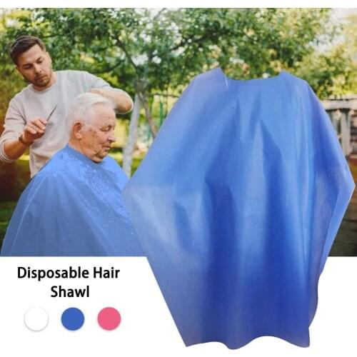 Color Hairdressing Cape Professional Hair-Cut Salon Barber Cloth Wrap Protect Gown Apron Waterproof Disposable Hair Shawl