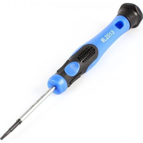 DHDL-Blue Black Antislip Handle Magnet Tip T6 Security Torx Screwdriver