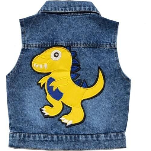 1-5Years Children Toddler Kids Little Boys Denim Vest Spring Autumn Vest Coat Outfit